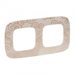 Рамка 2-а колір нарцис золото, Valena Allure