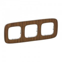 Рамка 3-а колір горіх, Valena Allure