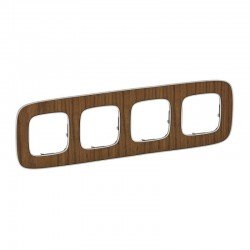 Рамка 4-я цвет орех, Valena Allure 754464