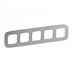 Рамка 5-я цвет полированная сталь, Valena Allure 755505