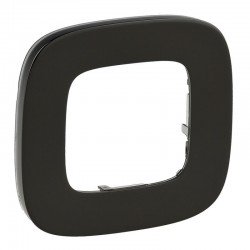 Рамка 1-я цвет черная сталь, Valena Allure 755511