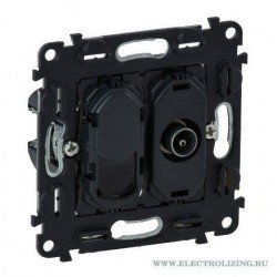 Механизм ТВ «звезда»+RJ45, Valena Life/Allure, Legrand 753055