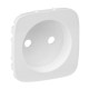 Лицевая панель розетки без заземления, цвет белый, Valena Allure, Legrand 754975