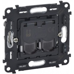 Механизм розетки компьютерной RJ45 кат. 5, UTP, 2-й, Valena Life/Allure, Legrand 753041