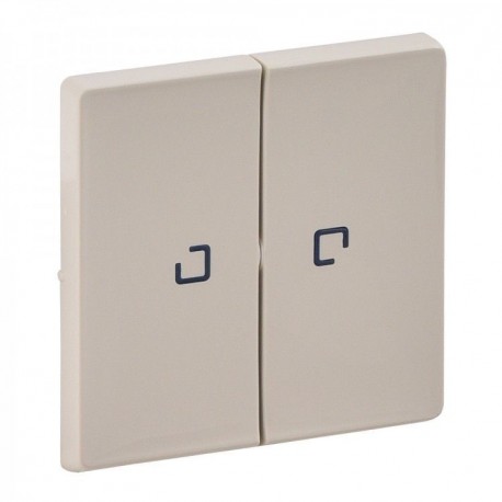 Лицьова панель вимикача 2-клавішного з підсвічуванням, колір