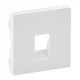 Лицевая панель розетки акустической одинарной, цвет белый, Valena Life 755360