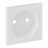 Лицевая панель розетки без заземления, цвет белый, Valena Life 754970