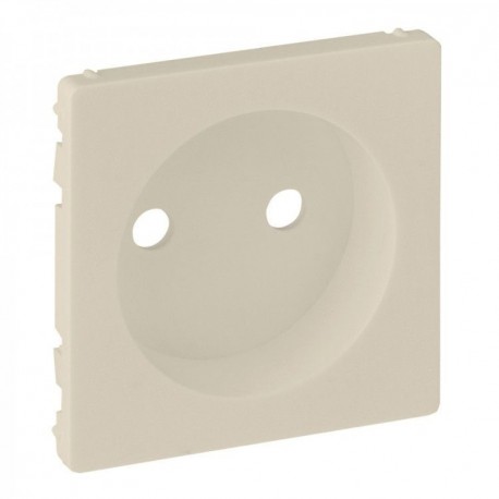 Лицьова панель розетки без заземлення, колір слонова кістка