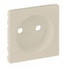 Лицьова панель розетки без заземлення, колір слонова кістка