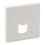 Лицьова панель розетки комп'ютерной RJ11, RJ45, одинарної, колір білий, Valena Life
