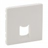Лицевая панель розетки копьютерной RJ11, RJ45, одинарной, цвет белый, Valena Life 755410