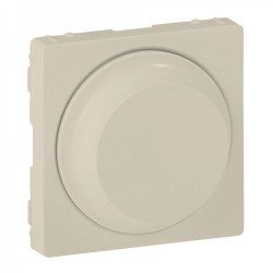 Лицьова панель світлорегулятора поворотного, колір слонова