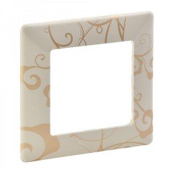Рамка 1-я цвет ампир бежевый, Valena life 754111