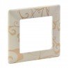 Рамка 1-я цвет ампир бежевый, Valena life 754111