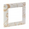Рамка 1-я цвет ампир белый, Valena life 754101