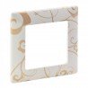 Рамка 1-я цвет ампир белый, Valena life 754101