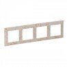 Рамка 4-я цвет ампир бежевый, Valena life 754114