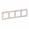Рамка 4-а колір ампір білий, Valena life