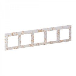Рамка 5-а колір ампір білий, Valena life