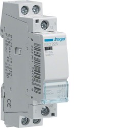 Контактор 25A, 2НО, 230В, 1м, ESC225 Hager