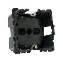 Механизм розетки 2К+З немецкий стандарт, винтовые зажимы, Celiane 67152