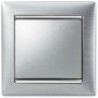 Рамка 1 пост алюминий матовый Legrand Valena 