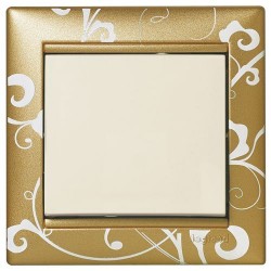 Рамка 1 пост Золото Барокко Legrand Valena 770020