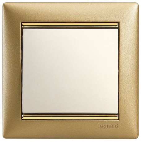Рамка 1-на матове золото, Valena Legrand