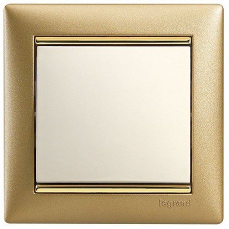 Рамка 1 пост матовое золото Legrand Valena 770301
