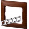 Рамка 5 постов тонированное дерево Legrand Valena 770315