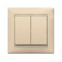 Механизм переключателя 2-кл, Valena Legrand слоновая кость