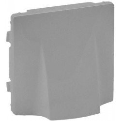 Механизм заглушка-вывод кабеля, Valena Legrand алюминий 770147