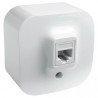 Розетка телефонна RJ11 накладна, одинарна, біла, 782244 Legrand Quteo