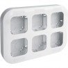 Блок інсталяційний на 6 постів накладний, слонова кістка, 782296 Legrand Quteo