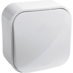 Выключатель одноклавишный накладной, белый, 782230 Legrand Quteo