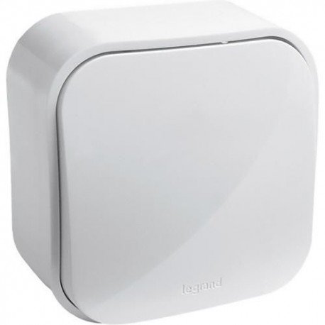 Вимикач одноклавішний накладний, білий, 782230 Legrand Quteo