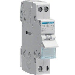Перемикач перекидний введення резерву 25А, 1P, SFT125 Hager