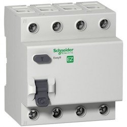 Реле диференційне (ПЗВ) EZ9 4Р 40А 30мА Schneider Electric