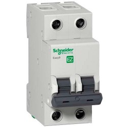 Автоматический выключатель, 2Р, 16А, С, 4,5кА, EZ9 Schneider Electric