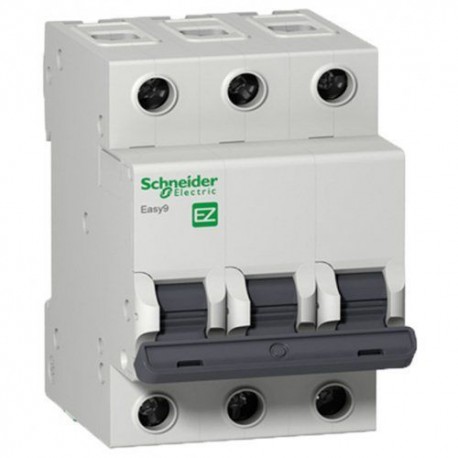 Автоматический выключатель, 3Р, 10А, тип С, 4,5кА, EZ9 Schneider Electric