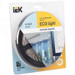 Лента LED 5м блистер LSR-3528W120-9.6-IP20-12V IEK-eco