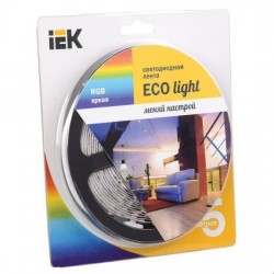 Лента LED 5м блистер LSR-3528RGB54-4.8-IP20-12V IEK-eco
