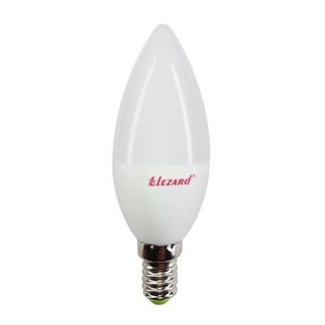 Лампа LED CANDLE B35 5W 4200K E14 220V, Lezard