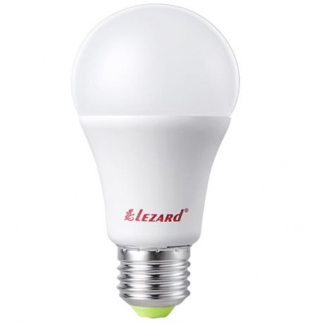 Лампа LED GLOB A60 13W 2700K E27 220V, Lezard