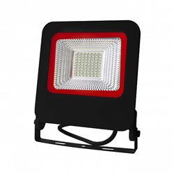 Прожектор Euroelectric LED-FL-50 (black) new з радіатором 50W 6500K