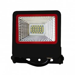 Прожектор Euroelectric LED-FL-20 (black) new з радіатором 20W 6500K