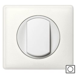 Рамка 1-а Білий муар, Celiane, Legrand