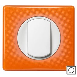 Рамка 1-а Помаранчевий муар, Celiane, Legrand
