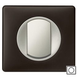 Рамка 1-ная Черный перкаль, Celiane 66741