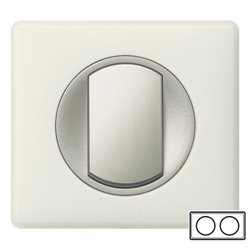 Рамка 2-а Білий перкаль, Celiane, Legrand